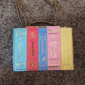 *RARE* LoungeFly Disney Princess Books Handbag *SERIES 1* *VOLUME 1* Like New